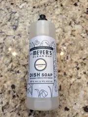Mrs. Meyer's Clean Day Snowdrop Scent Liquid Dish Soap 16 oz Limited Edition