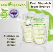 200/400ML BPA Free Reusable yoghurt Pouches Squeeze Pouch container Baby Food