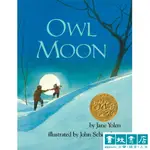 OWL MOON《月下看貓頭鷹》1988年凱迪克金獎 平民繪本專賣店 書林書店
