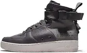 [Nike] Men's SF AF1 Mid, Dark Grey/Dark Grey-Light Bone