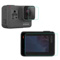 在飛比找momo購物網優惠-【Qii】GoPro HERO 5/6/7 Black 玻璃