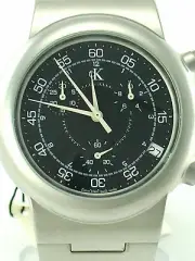 CALVIN KLEIN Men's Watch Chronograph Swiss Made S/ Steel Case K18171 Close-Out