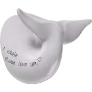 Precious Moments Whale Tail Ceramic Wall Hook Whale Always Love You 4.5x3.5x3.5H