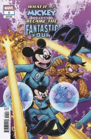 WHAT IF...? MICKEY & FRIENDS BECAME THE FANTASTIC FOUR #1 NICK BRADSHAW VARIANT