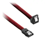CableMod ModMesh Right Angle SATA 3 Cable 30cm Blood Red