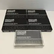 Maxell PROFESSIONAL INDUSTRIAL P/I Instant Series Cassette Tape C60 C90 5 NEW