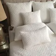 Angads Opal 100% Cotton Quilted Bedspread Set With Two Pillowcases in Ivroy