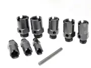 9pc Thread Chaser Kit Repair Metric Recondition Threads For HVAC Hydraulic Auto