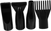 DECOMELODY 4pcs Hair Dryer Nozzle Straight Hair Dryer Diffuser Attachments for Dogs Cats Pets for Pet Grooming Salons Outdoors