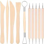 10 Piece Dotting Tools Set for Pottery, Nail Art, and Craft Projects - Dotting Tools Nail Art Kit with Dual-Ended Design, Perfect for Rock Painting, Embossing, and Clay Modeling