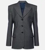 [Magda Butrym] Magda Butrym Wool-blend blazer AU 10 blue