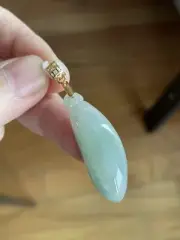 Burmese Untreated Grade A jade Icy S925 Dragon