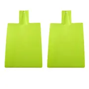 Ozoffer 2x Useful Cutting Board Easy to Use Lightweight Handle Board Foldable Chopping