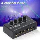 Mx400 Mini Mixer Professional 12v Power Adapter Stereo Sound Mini Mixer Sturdy