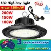 LED High Bay Lights 200W 150W 100W Industrial Shed Warehouse Factory Gym Farm