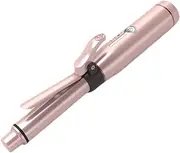 USB Rechargeable 2-in-1 Ceramic Curling Wand, Flat Iron and Curler - Mini Travel Size with 3 Temperature Settings for Short Hair Styling