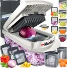 10-in-1, 8 Blade Vegetable Chopper, Onion Mincer, Cutter, Dicer, Egg Slicer with