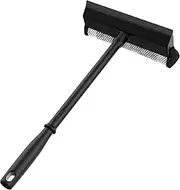 MR.SIGA Professional Squeegee for Car Windshield Cleaning, 2 in 1 Shower Door Squeegee with Handle & Window Washing Sponge, Black