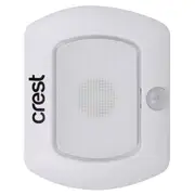 Crest Rechargeable 50 Lumens LED Light Compact w/ Motion Sensor Night Lamp White