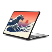MacBook Air 13-inch (M1 / Intel) Impact Case The Great Wave of Black Pug