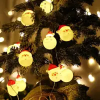 在飛比找momo購物網優惠-【北熊の天空】聖誕燈飾 3米 聖誕老人 聖誕熊 雪人 造型燈