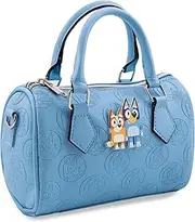 [Fast Forward] Bluey Mini Purse Crossbody Handbag for Women | Bluey Leather Women's Shoulder Handbag Satchel with Embossed Print | Bluey Accessories for Girls, Boys, Adults, Unisex, Bluey