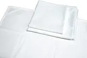 White Flour Sack Dish Towels, Size 33-Inch by 38-Inch, 2-Pack