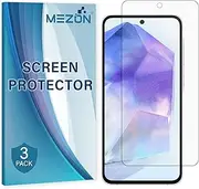 [MEZON] [3 Pack] Samsung Galaxy A35 5G Premium Hydrogel Clear Edge-to-Edge Full Coverage Screen Protector Film (Galaxy A35 5G, Hydrogel)