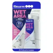 ​Selleys Wet Area Silicone Sealant - 75g, White