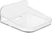 LIFKICH Monitor Shelf Wall Mount Storage No Drill Floating Shelf Camera Bracket Mount Small Wall Stand