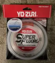 Yo-Zuri Super Fluoro 100% Fluorocarbon Leader 100lb 30yd Clear