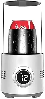 UOOD Smart Beverage Cooler Cup, Fast Cooler Electric Cooling Mug, Mini Desktop Refrigerator for Cola Wine for Home Office and Personal Health