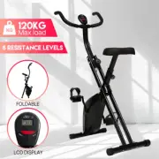 Magnetic Bicycle Folding Exercise Bike X-Bike Cycling Flywheel Fitness AU