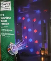 New LED Snowflakes Illusion Christmas Projector with remote 61 Color & Effects