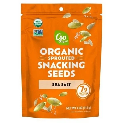 Sprouted Organic Snacking Seeds Sea Salt 4 Oz(Case Of 6