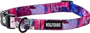 Wolfgang Man & Beast Premium USA Webbing Dog Collar, DayDream Print, Large (1 Inch x 18-26 Inch)