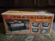 Brand New Vintage Regal Ware THE GRILLER Electric Smokeless Indoor Grill 10”x 6"