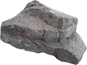 WeiLaiKeQi Simulation Stone Landscape Rock, Lightweight Design for Community Areas and Gardens, Gray 33x23x23cm, as described