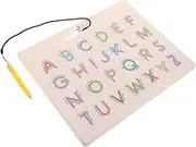 Magnetic Writing Board Alphabet Practicing Math Educational Tool Double-Sided Letters Numbers for Boys and Girls Montessori Learning Board