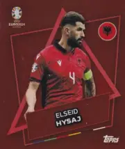Topps UEFA Euro 2024 Germany Sticker Swiss Edition ALB SP Elseid Hysaj