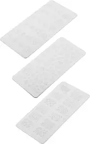 3pcs Nail Art Printing Tools Nail Design Templates Art Stickers Nail Printing Board Nail Stamp Templates Nail Gems Tabs Lace Flower Image Plate Line Nail Applicator Stainless Steel