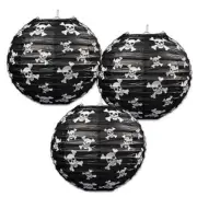 DDI 1906523 Pirate Paper Lanterns Case of 6