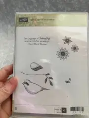 Stampin up! New. Language of friendship and petal parade. Two sets in one. Bir