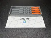Snap-on Tools USA NEW 4-Piece ORANGE Mini Hard Handle LONG Pick Awl Set ASAL204B