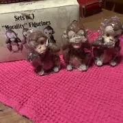 Set Of 3 Monkey Morality Figures