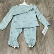 New Baby Boy 3 Month Outfit Hat Dinosaur Set C30