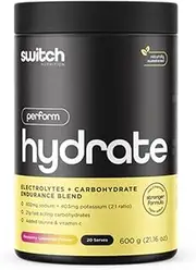 Switch Nutrition Hydrate Perform 20 Serves Raspberry Lemonade 600gm