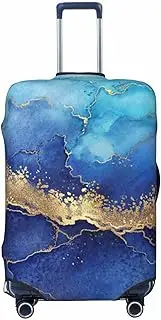 [Lukbfall] Marble Texture Luggage Suitcase Covers Elastic Washable Luggage Protector Travel Suitcase Protective Cover For Kid And Adult,, Marble #07, XL (Fit 29-32 Inch Luggage)
