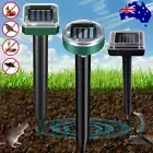 1-10x Garden Snake Repeller Multi Pulse Ultrasonic Solar Powered Pest Repellent