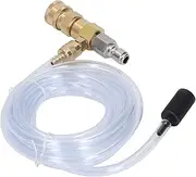 5000PSI Chemical Injector Set, Brass Stainless Steel, Adjustable with 9.8ft Tube for Pressure Washer